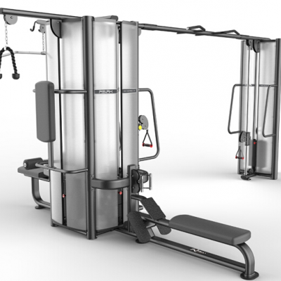 澳沃五人站综合训练器PC1002商用健身房专用综合训练器