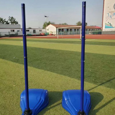 天津厂家专供移动式学校比赛专用羽毛球柱铸铁羽毛球柱直销