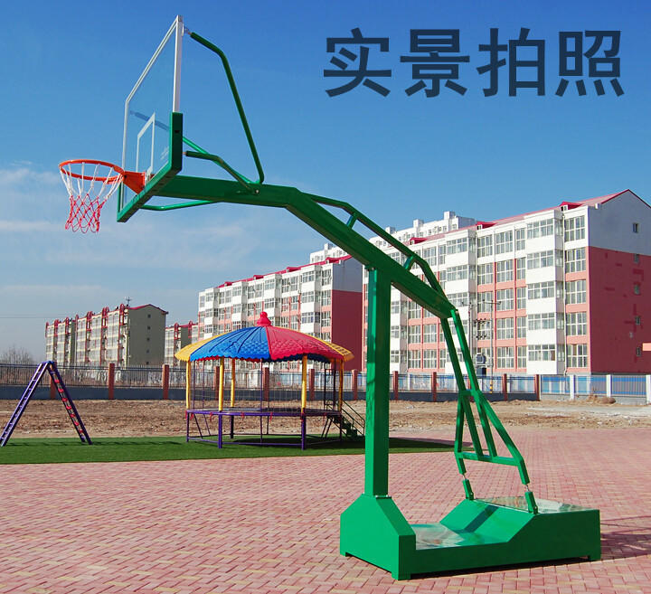 河南生产厂家直销电动液压地埋式篮球架支持定做
