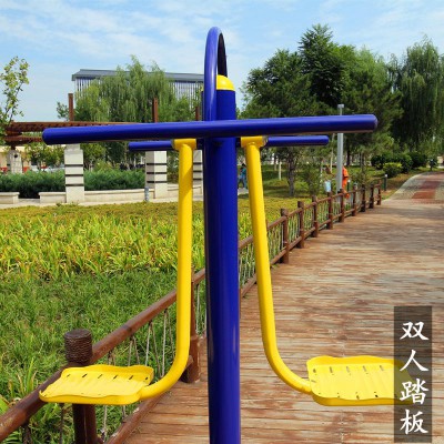 小区健身器广场公园健身路径双人浪板公园运动健身器