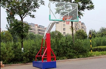 武汉市壁挂篮球架现场安装