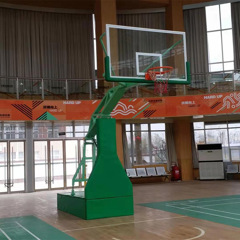 户外篮球场器材大全 篮球架地板安装维护 梁山篮球架订做
