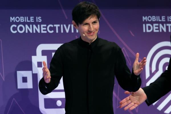 Founder and CEO of Telegram Pavel Durov delivers a keynote speech during the Mobile World Co<em></em>ngress in Barcelona, Spain February 23, 2016. REUTERS/Albert Gea