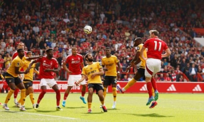 Chris Wood briefly gives Nottingham Forest the lead
