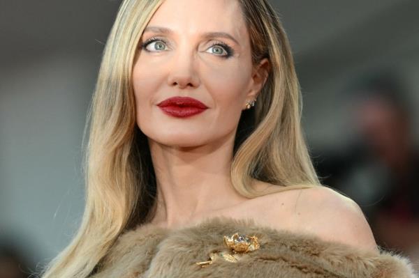 Angelina Jolie attends the red carpet of the movie "Maria" during the 81st Internatio<em></em>nal Venice Film Festival 