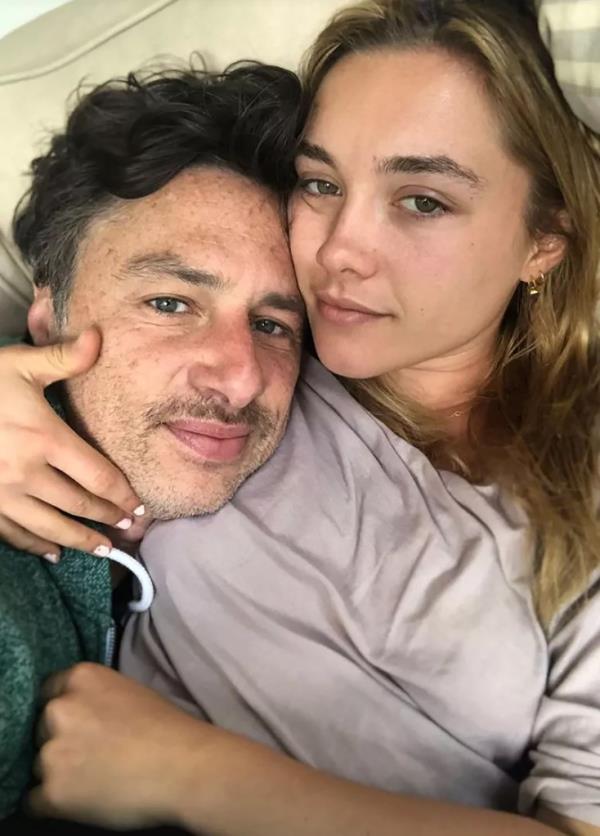 Zach Braff and Florence Pugh