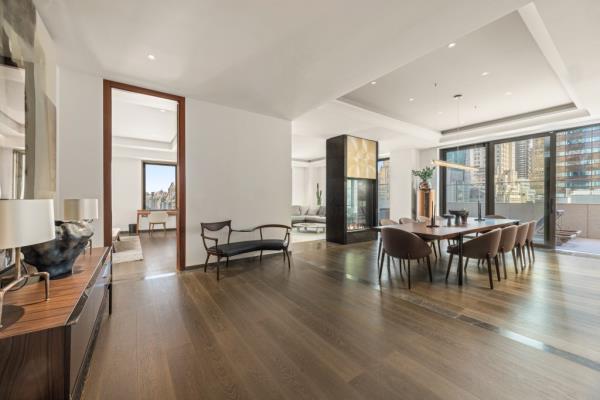 A view of the open floor plan. 