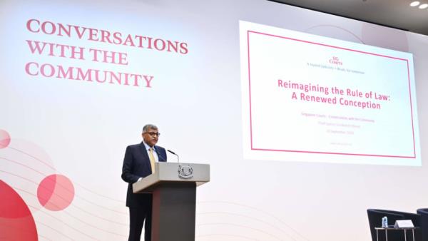 Singapore's Chief Justice co<em></em>ncerned a<em></em>bout young lawyers leaving profession 