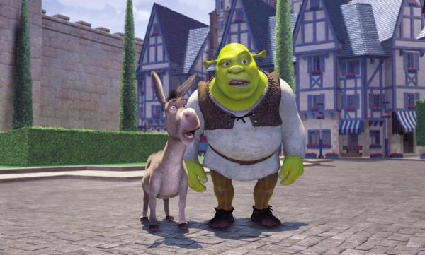 Shrek and Do<em></em>nkey in "Shrek."