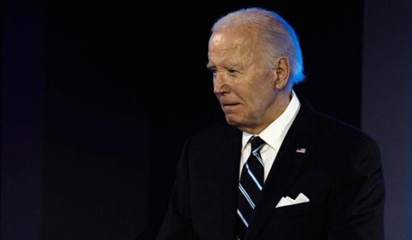 President Joe Biden speaks after accepting the Clinton Global Citizen Award at the Clinton Global Initiative (CGI) on September 23, 2024 in New York City. (AFP)