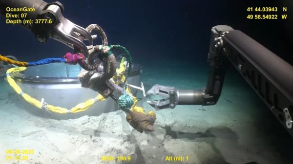 The video,  released by the Marine Board of Investigation late Monday, captured the high-tech efforts that went into salvaging debris from the doomed Titan submersible wreck.