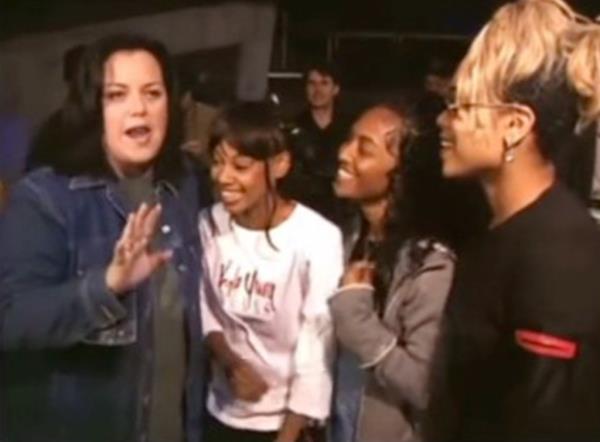 Rosie O'Do<em></em>nnell jokes with TLC a<em></em>bout Diddy getting arrested in resurfaced clip from 2000.
