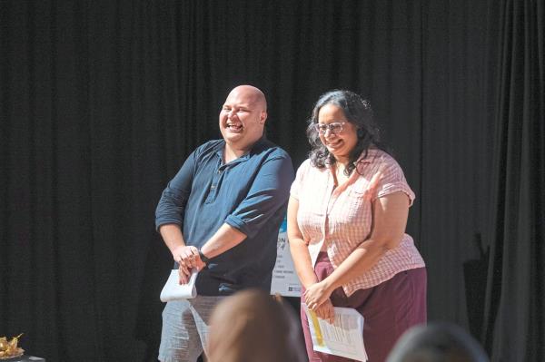 The Cipta Seni Incubator co-founders Curteis (left) and Sharmilla are open to opportunities to co<em></em>ntinue this arts initiative. Photo: Dominique Teoh 
