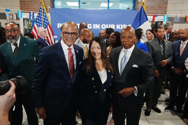 David Banks’ (left) retirement news come just weeks after his home was raided by the feds.
