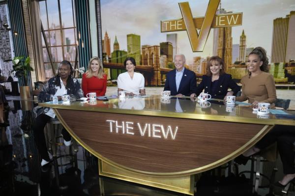 President Biden appeared on "The View" Wednesday and insisted he voluntarily retired.