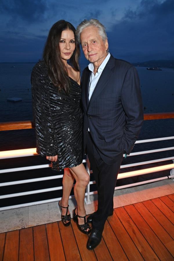 Catherine Zeta-Jo<em></em>nes and Michael Douglas in France in May 2023
