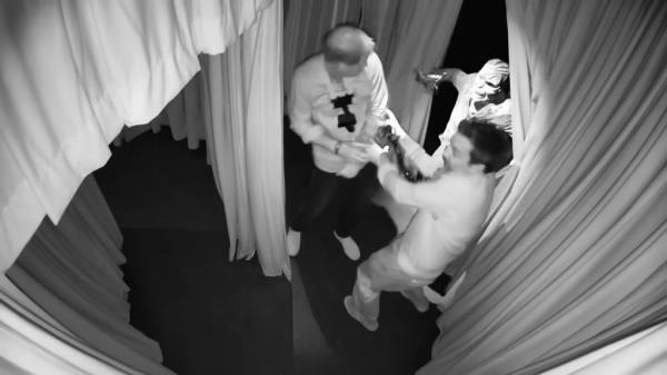 The Duke of Sussex had a foul mouth while exploring the haunted attraction. 
