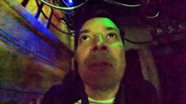 Fallon joined Prince Harry during the experience.