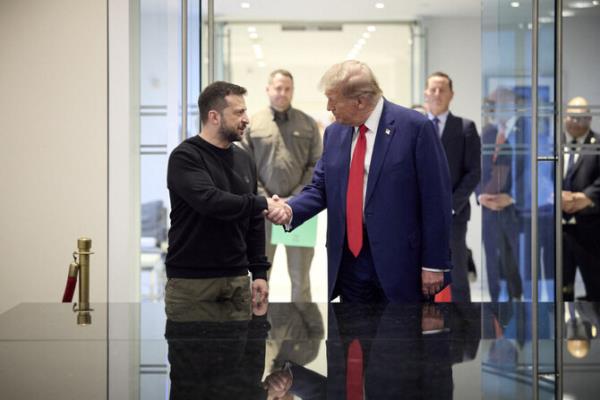 Trump and Zelensky make nice after tensions over Ukraine war