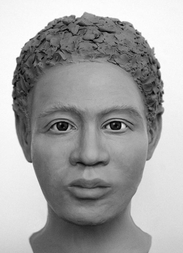 The women's remains were found with these heart-shaped earrings wrapped in a bubble gum wrapper.