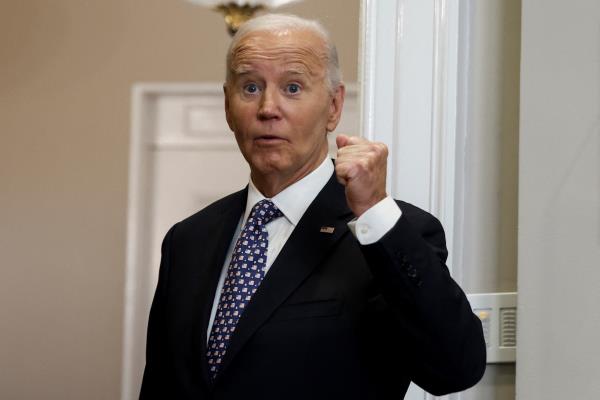 U.S. President Biden delivers remarks on the respo<em></em>nse to Hurricane Helene, at the White House