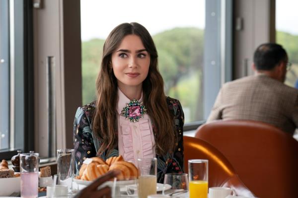 Lily Collins in "Emily in Paris"