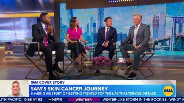 Sam Champion discussed his cancer with the other "GMA" hosts.