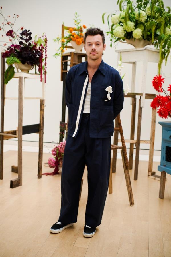 Harry Styles at Lo<em></em>ndon Ready to Wear Fashion Week in 2024