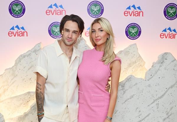  Liam Payne and girlfriend Kate Cassidy at Wimbledon 2023.
