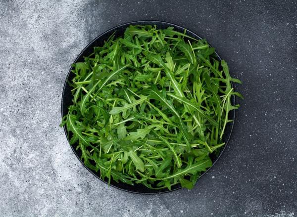 A bowl of arugula