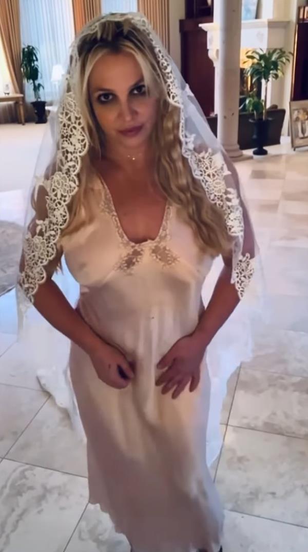Britney Spears in an Instagram video