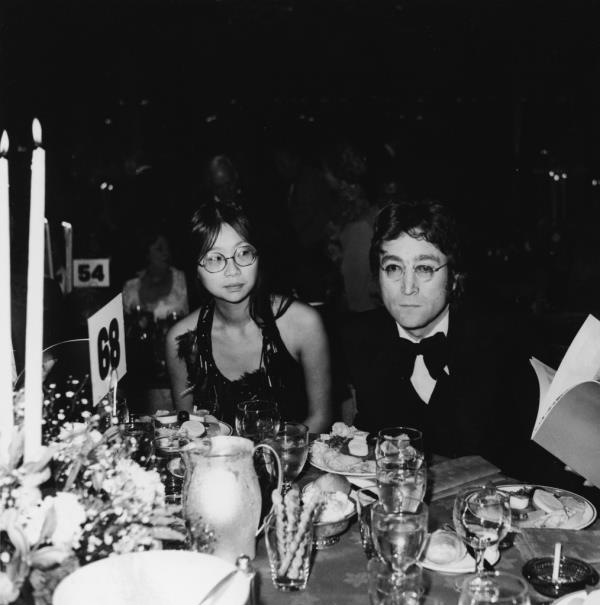 May Pang and John Lennon in 1974