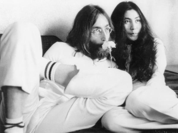 John Lennon and Yoko Ono in 1969