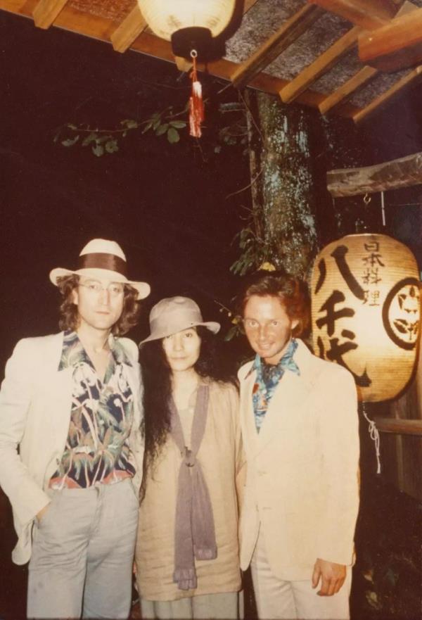 John Lennon, Yoko Ono and Elliot Mintz