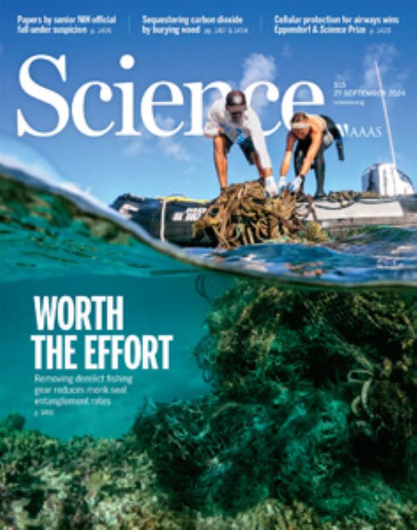 Science magazine cover