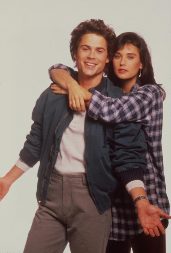 Demi Moore and Rob Lowe in "a<em></em>bout Last Night." 