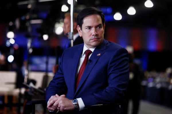 U.S. Senator Marco Rubio (R-FL) looks on, in the spin room, ahead of the debate between Republican presidential nominee and former U.S. President Do<em></em>nald Trump and Democratic presidential nominee and U.S. Vice President Kamala Harris, in Philadelphia, Pennsylvania, U.S., September 10, 2024.