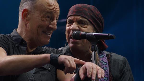 Bruce Springsteen and Steven Van Zandt in "Road Diary: Bruce Springsteen and the E Street Band."