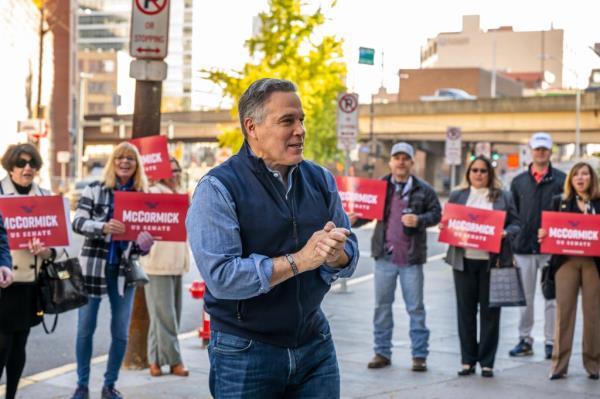 GOP Senate Dave McCormick's team dropped an ad attempting to tie Sen. Bob Casey to President Joe Biden's "garbage" comment.