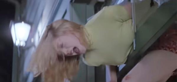 Rose McGowan's death scene.