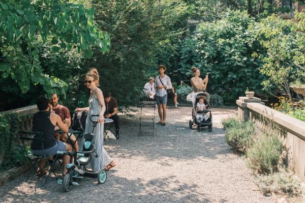 The Elizabeth Street Garden in Nolita 