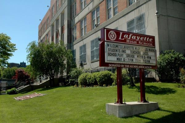 A teacher at Internatio<em></em>nal High School at Lafayette allegedly put a 15-year-old student in a headlock on Tuesday.