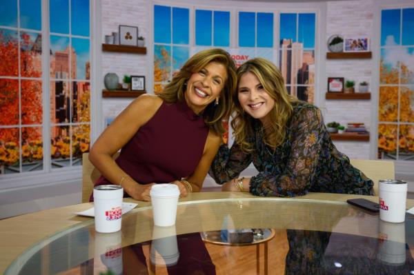 Hoda Kotb and Jenna Bush Hager on the "Today" show, Nov. 1, 2021.