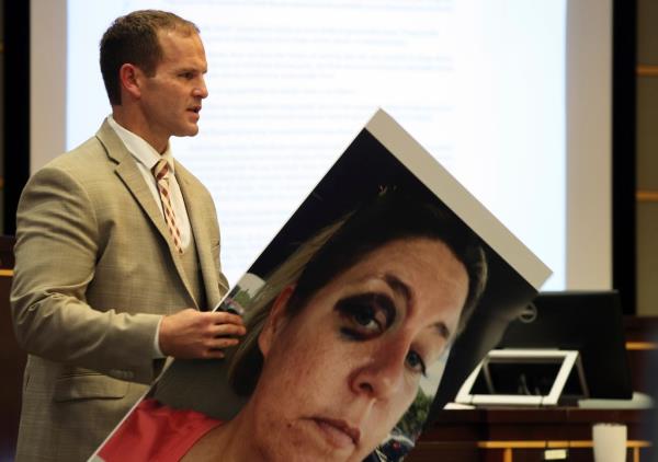 Detectives charged Boone with murder after they found videos on her cellphone showing Torres yelling from inside the suitcase that he couldn’t breathe and repeatedly calling out Boone’s name, according to the arrest report.
