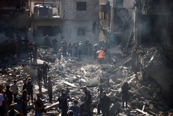 Israeli strike near Rafik Hariri University Hospital